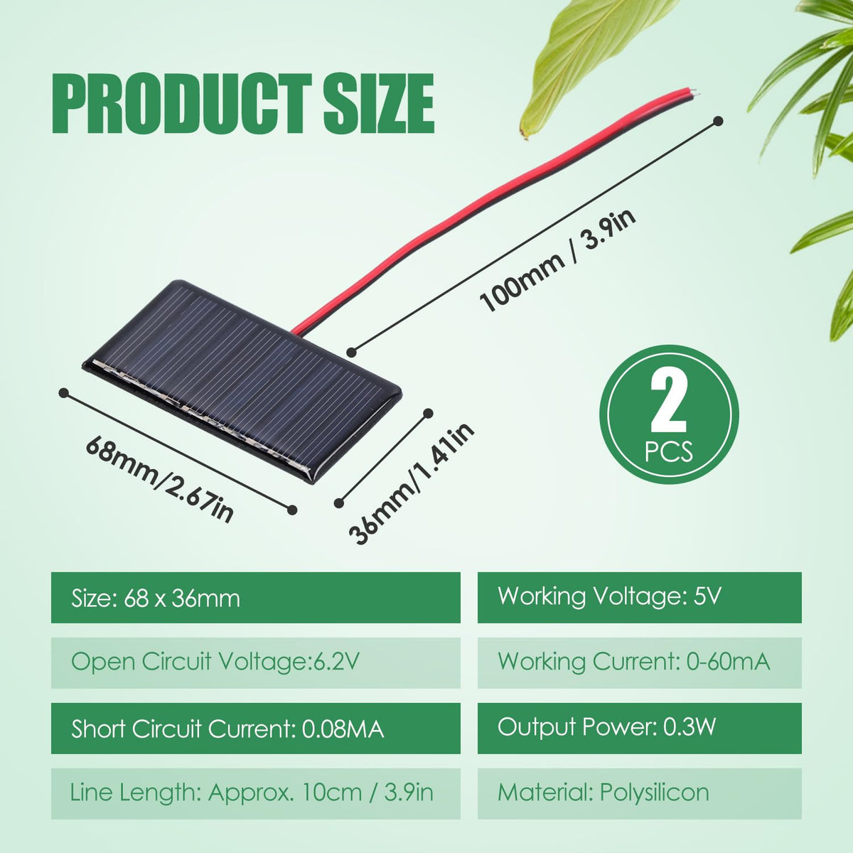 Buachois solar panel side view with epoxy plate for lightweight setup.