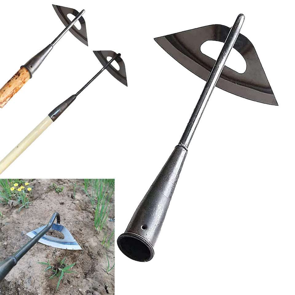 BuerKeo hollow hoe silhouette showing lightweight garden tool for easy handling