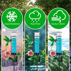 BUARO8AGA freeze-proof plastic cup withstands year-round outdoor rain