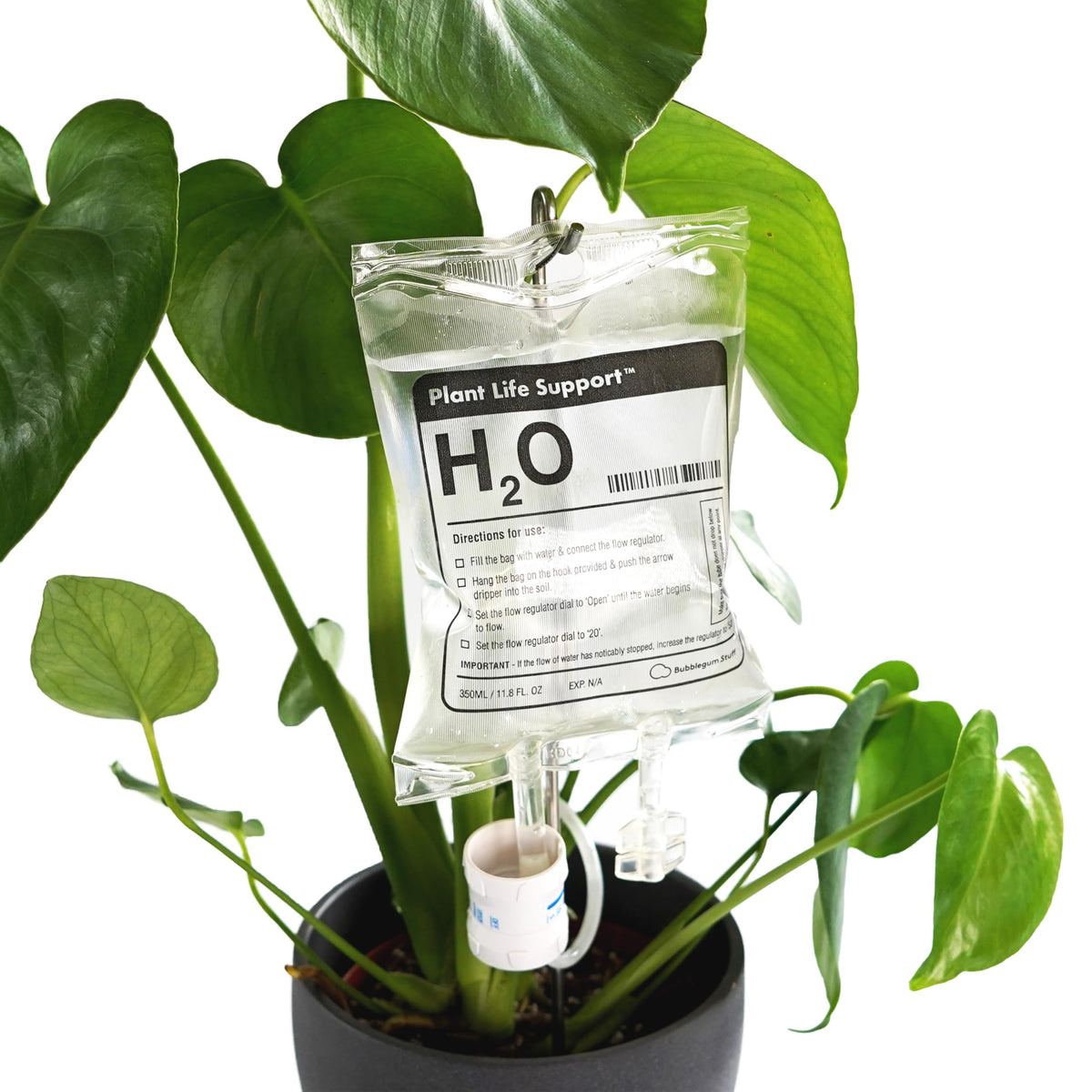 Bubblegum Stuff Plant Life Support packaging shows gift-ready presentation for plant lovers