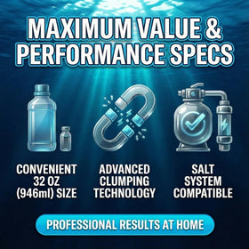 BubbyShine product supports filtration by capturing fine debris for clearer water.