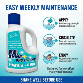 BubbyShine dosing caps demonstrate precise 1 cap per 8,000 gallons.