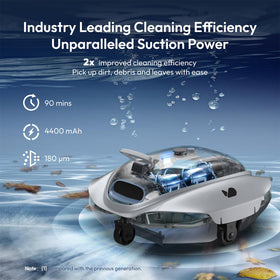 BUBLUE Bubot 300P with Bluehole tech for enhanced suction on leaves