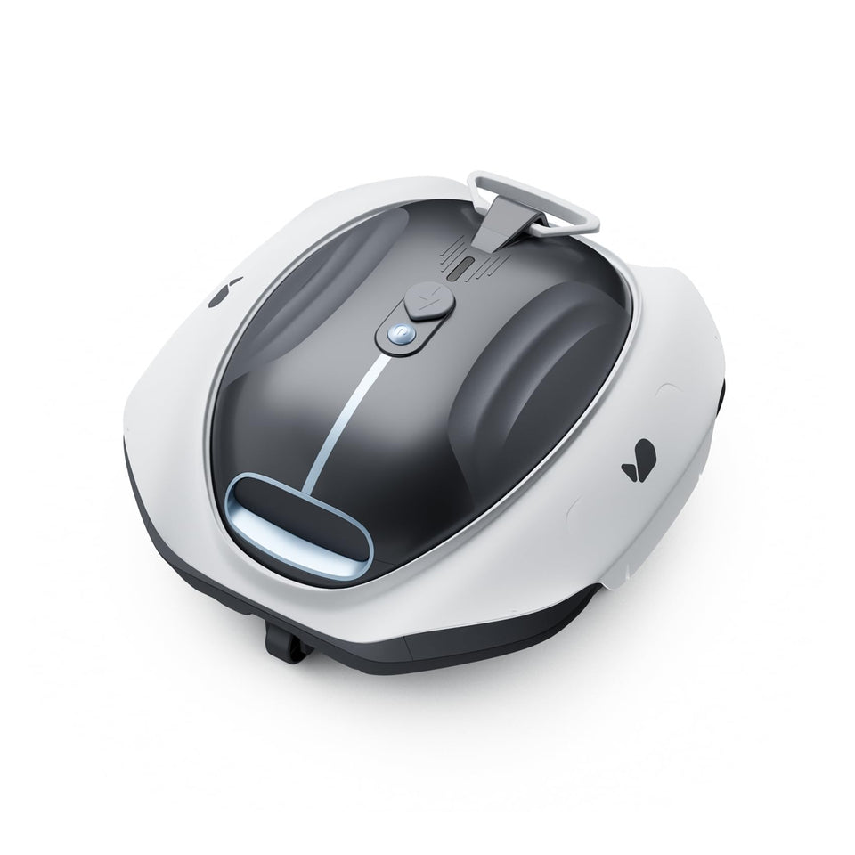 BUBLUE Bubot 300P overview showing cordless pool cleaner for above-ground pools.