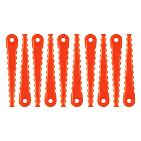 Buccilly AC053N1FB serrated blade pack front view for clean yard edges