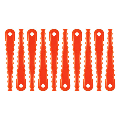 Buccilly AC053N1FB serrated blade pack front view for clean yard edges