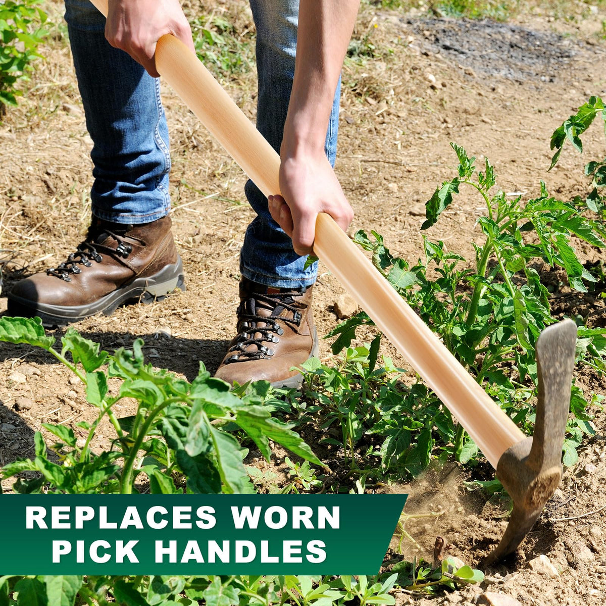 Bucherry beech handle varnished surface designed for durability and outdoor tasks