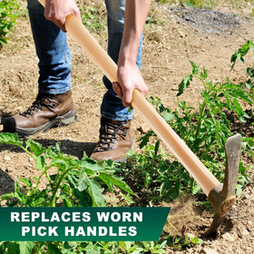 Bucherry beech handle varnished surface designed for durability and outdoor tasks