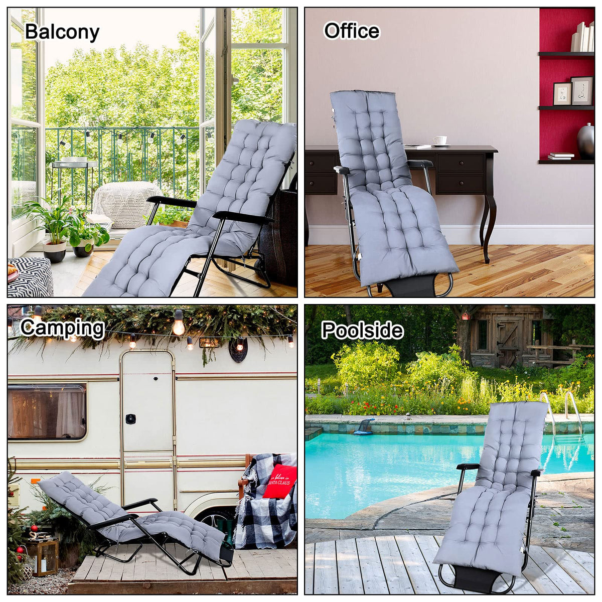 Bucherry concave-convex pattern cushion grey reduces arm pressure for comfortable lounging