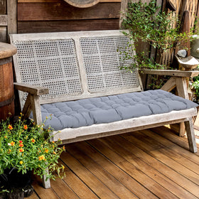 Bucherry foldable lounge cushion grey for easy storage between uses