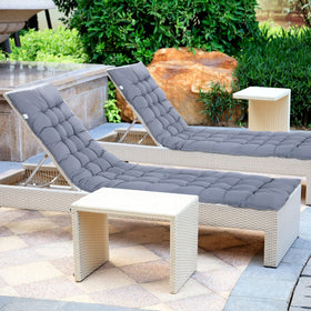 Bucherry patio lounge cushion grey suitable for balcony, patio, or garden seating