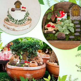Bucherry small stones enhance pathways and natural detail in displays.