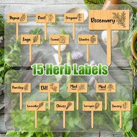 Bucherry waterproof plant marker stakes suitable for pots and beds