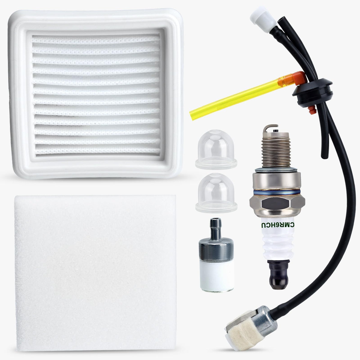 Buckbock SRM-2620 air filter kit keeps engine clean and easy to service.