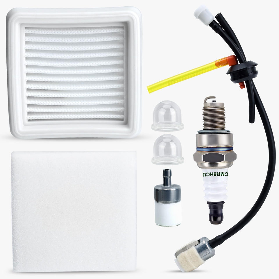 Buckbock SRM-2620 air filter kit keeps engine clean and easy to service.