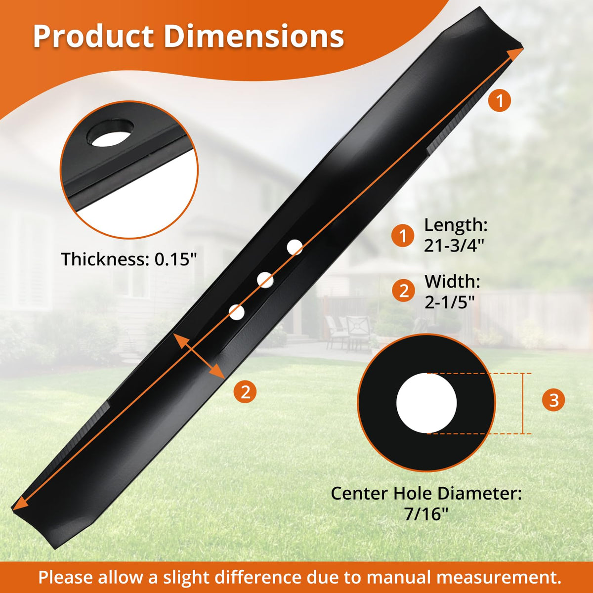 Budrash 108-9764-03 medium-lift blade ensures clean grass lift.
