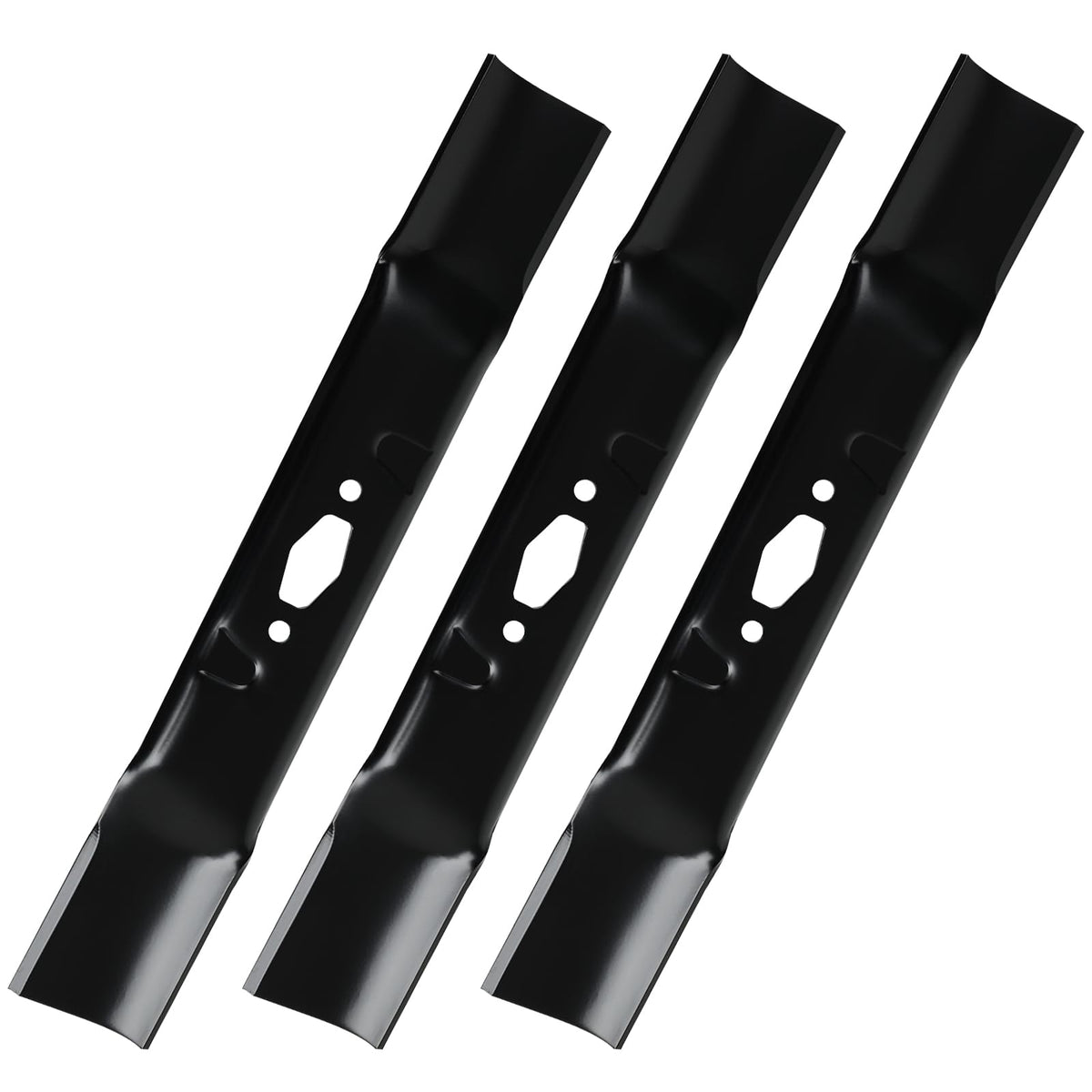 Budrash 742P05094 blades, 3-pack for flexible replacements and extended mower uptime.