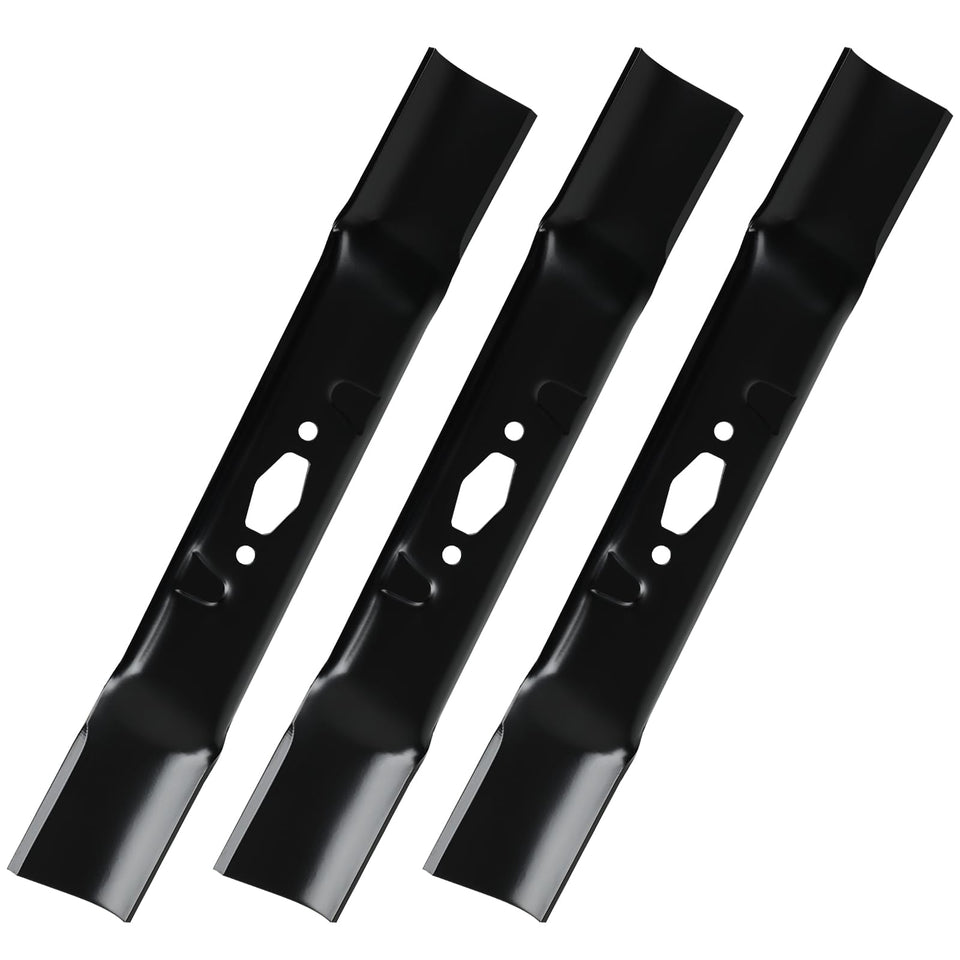 Budrash 742P05094 blades, 3-pack for flexible replacements and extended mower uptime.