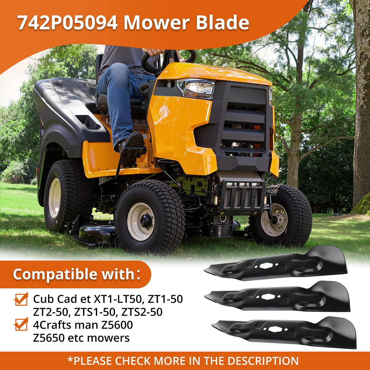 Budrash 742P05094 blade forged carbon steel for OEM-grade durability.