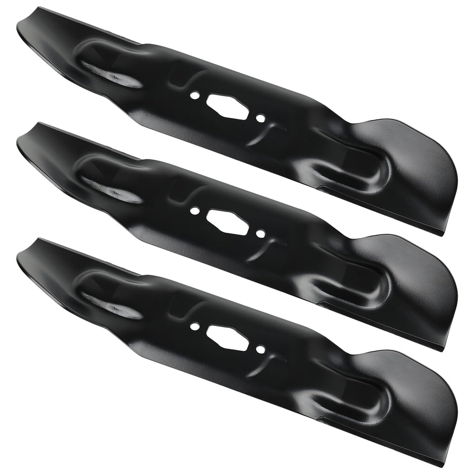 Budrash 742P05094 high lift blade close-up with powder-coated finish for corrosion resistance.