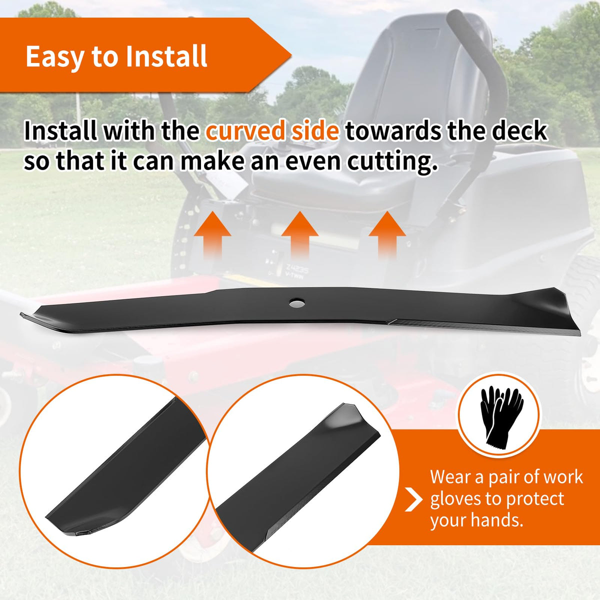 budrash compatible 42-inch mower blades for various Toro models