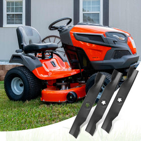 Budrash cutting performance shown on lawn indicates clean, even clipping results.