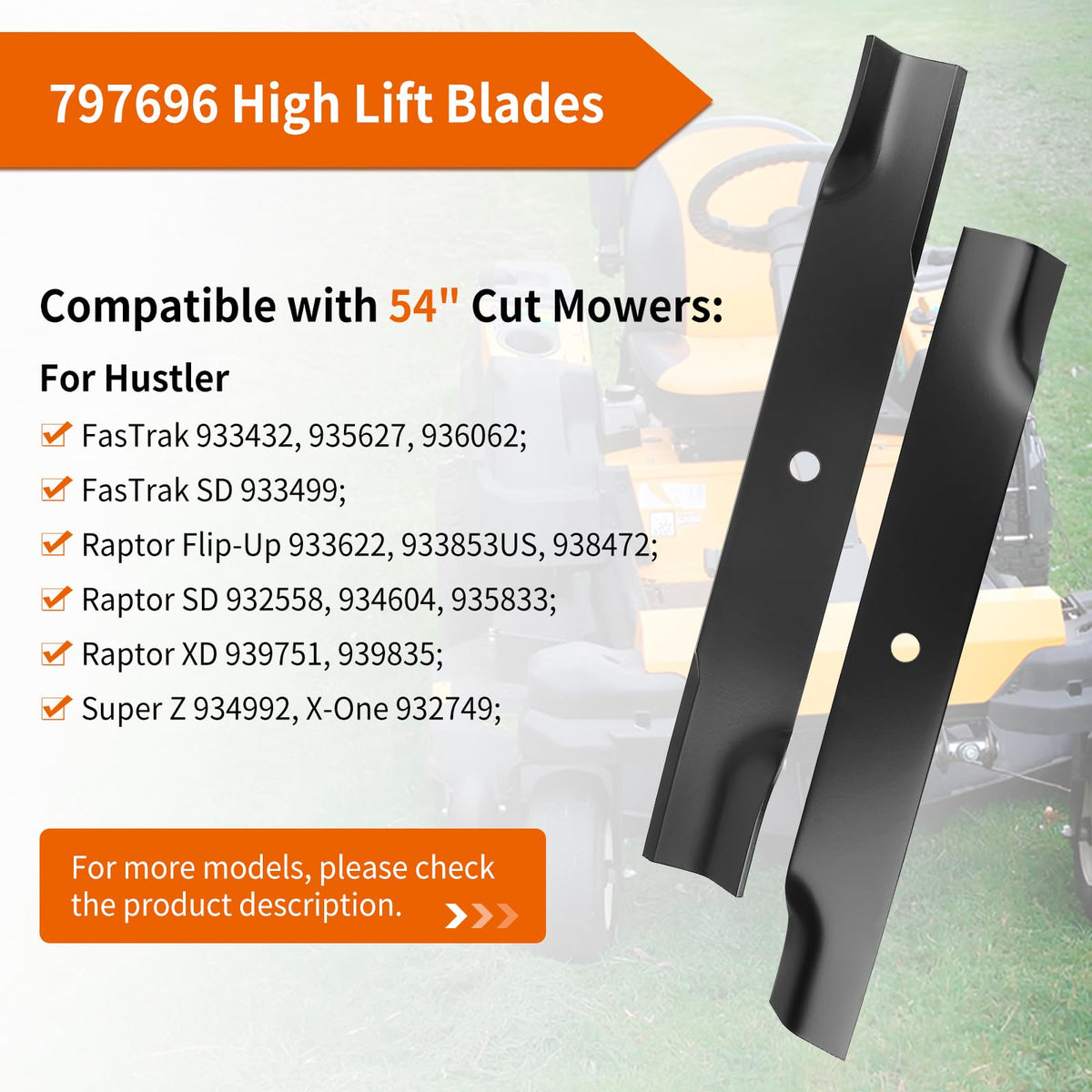 Budrash blade close-up, sharp cutting edge for tall grass and dense vegetation.