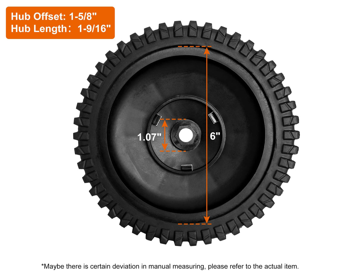 Budrash drive wheels 53 teeth enable responsive self propelled motion on compatible mowers