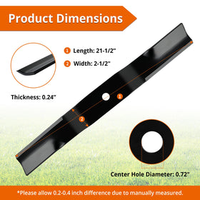 Budrash K5559-34330 lawn mower blade side view shows rugged build
