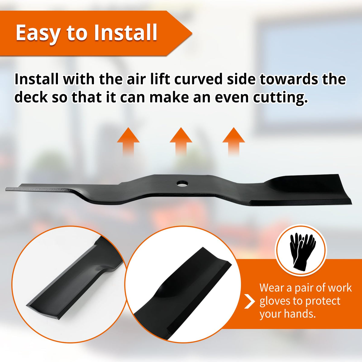 Budrash K5559-34330 pack of two blades ready for Kubota replacement