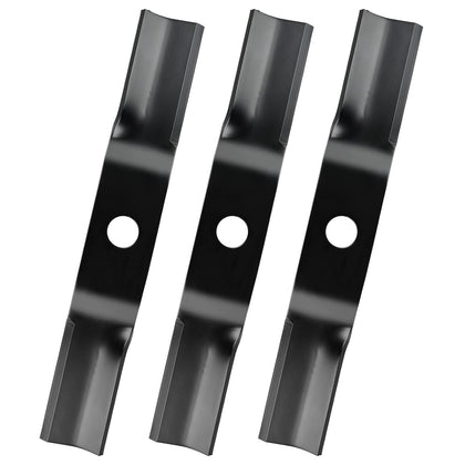 Budrash K5583-34340 three-pack blades in box for Kubota 48-inch decks.