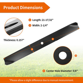 budrash lift blade for Toro 42-inch Z4200 enables balanced lift for smoother mowing