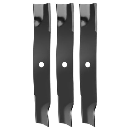 budrash high lift blade front view for John Deere 60 inch deck improves cutting efficiency