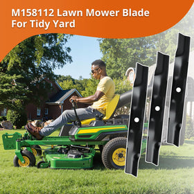 Durable Budrash blade supports long mower life