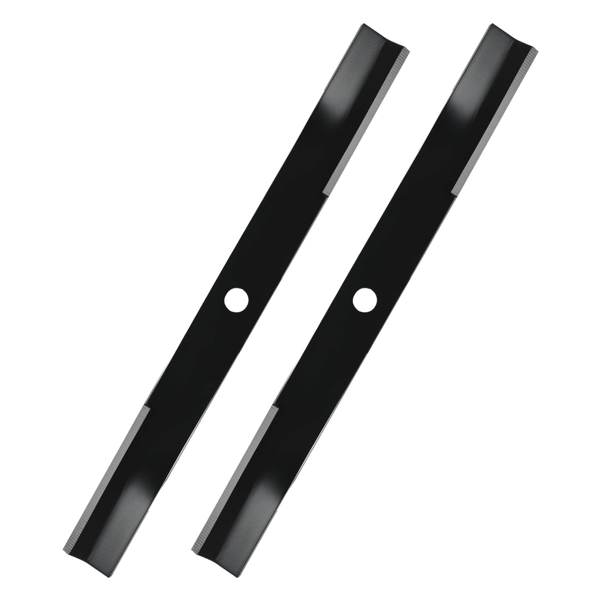 Budrash mower blades 2-pack ready for deck installation for precise, even cuts