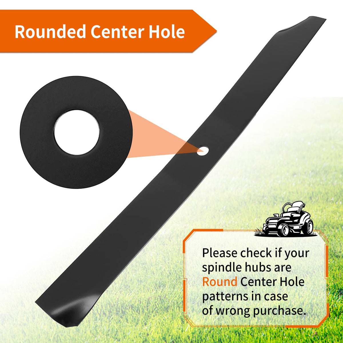 budrash replacement blade 106-2247-03 compatible with Toro 42-inch deck for easy swaps