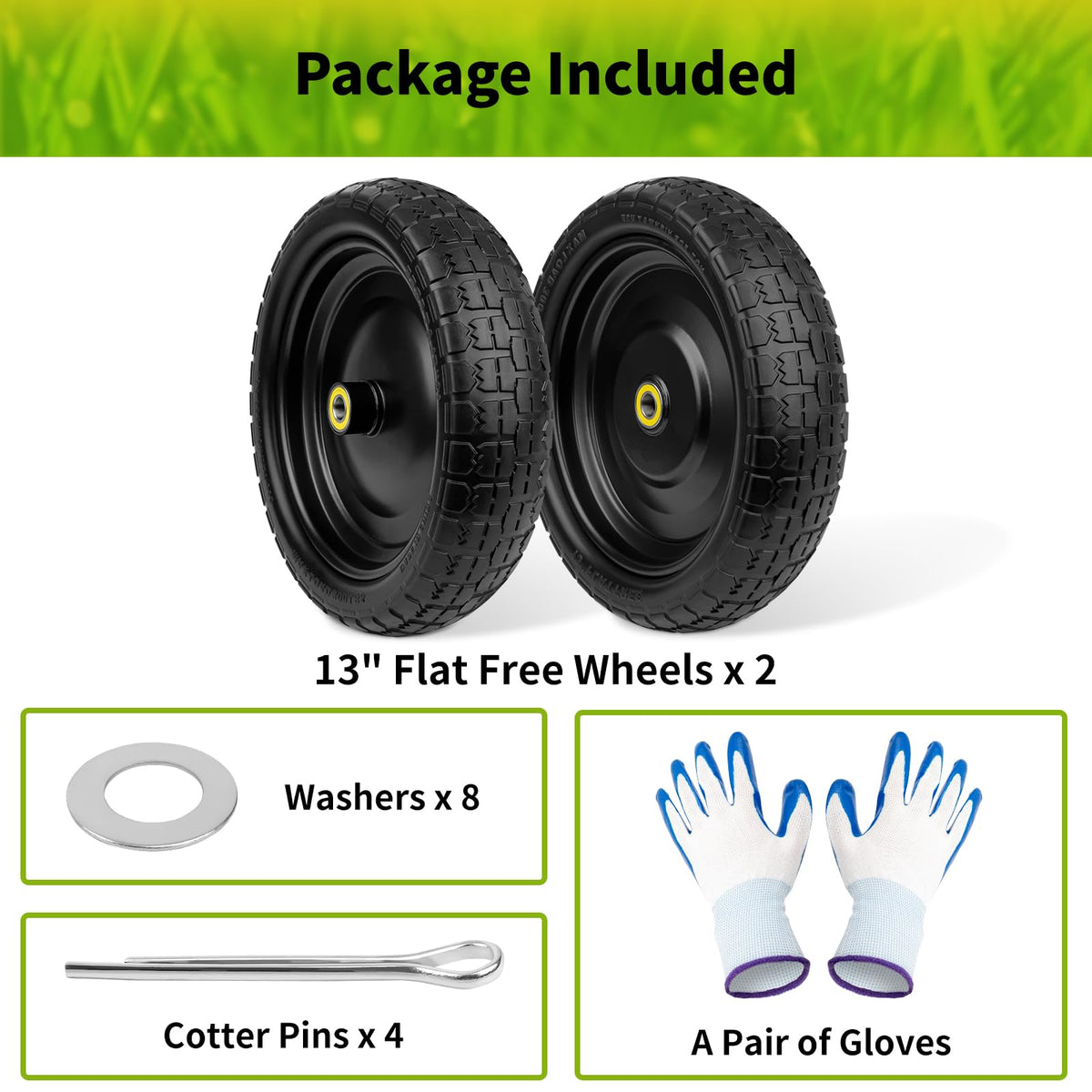 Budrash steel rim with cotter pins kit for easy setup and reliability.