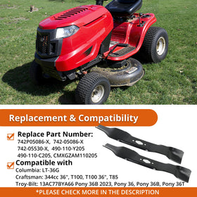 Sturdy steel construction of Budrash blade ensures long-lasting mowing performance