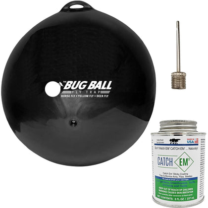 Bug Ball Starter Kit yellow fly trap for outdoor protection.