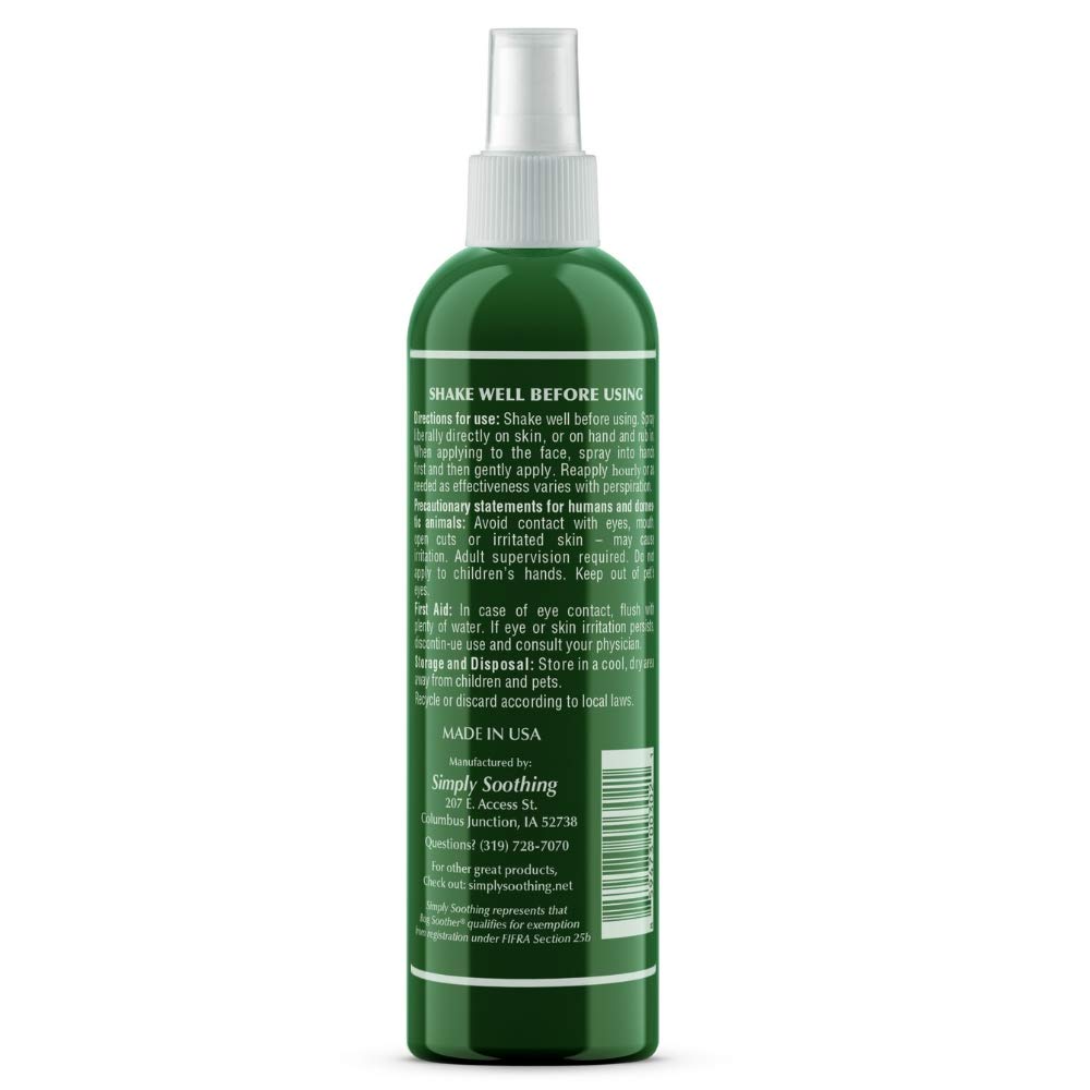 Bug Soother with safety guarantee seal indicating trusted support.