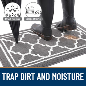Buganda absorbent doormat soaking up moisture at doorway