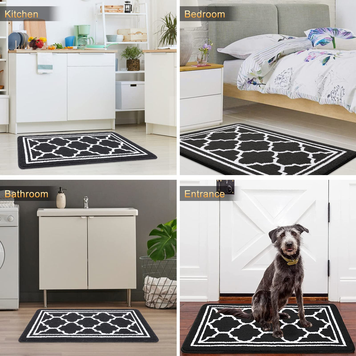 Buganda door mat machine-washable for easy maintenance