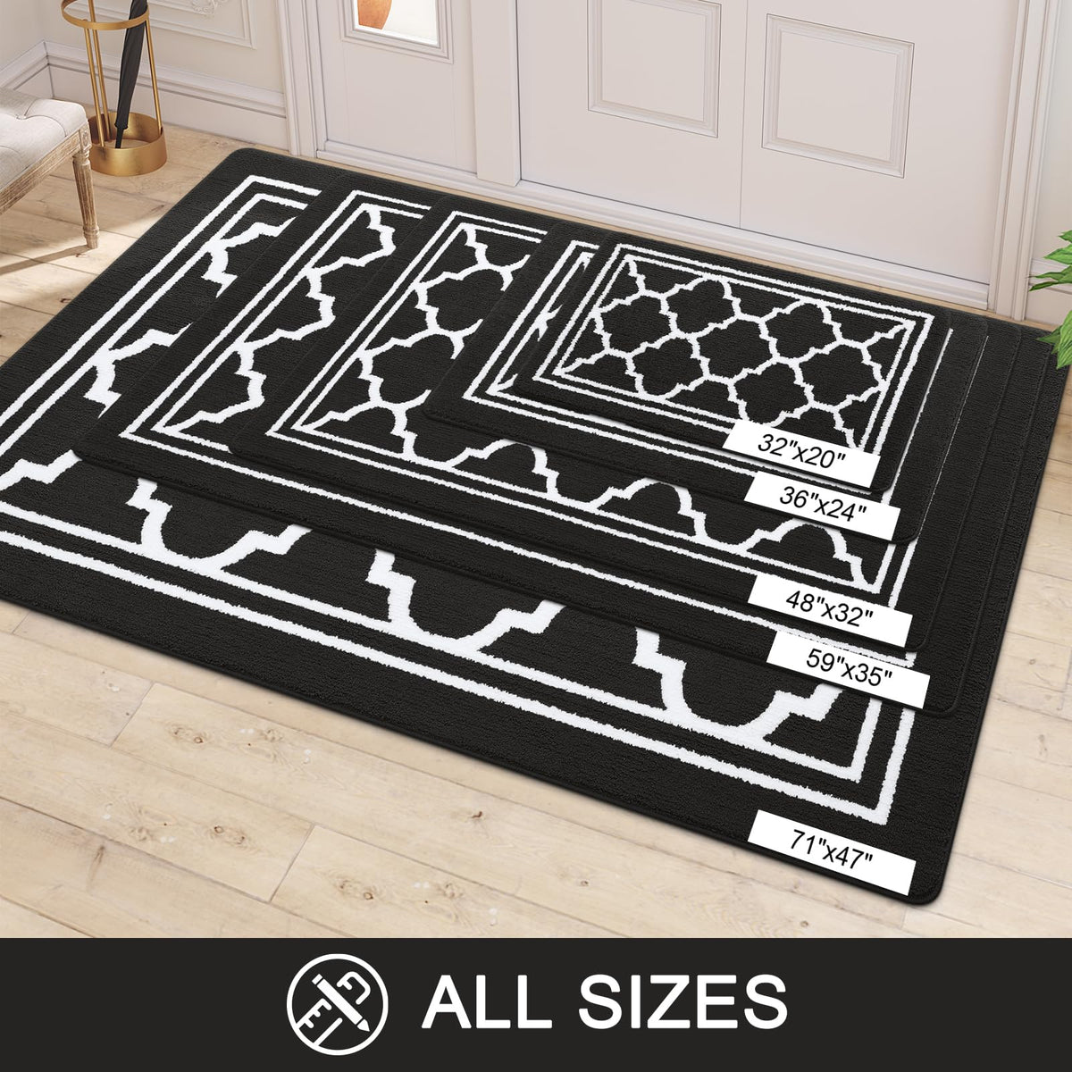 Buganda door mat versatile use for front back and indoors