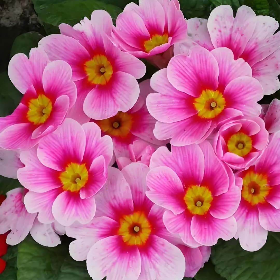 BuggyBeds Primula seeds 200pcs pack; bright blooms for vibrant borders.
