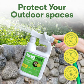 BugMD Mosquito Amigo spray application demonstrates fast-acting defense in homes and yards