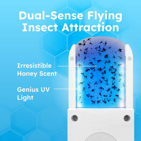 BugMD No Buzz Zone honey-scent pads for chemical-free attraction.