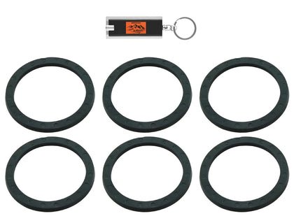 BUILT TO LAST! Hunter PGP riser seal 6-pack for durable sprinkler maintenance.