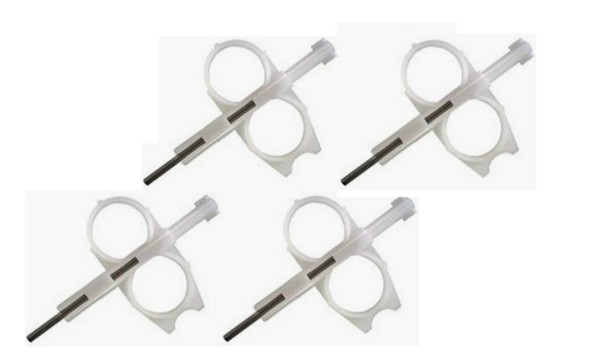 Built To Last! Hunter rotor tool grip close-up showing comfortable finger loops.