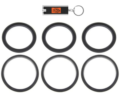 BUILT TO LAST! Hunter PGP seal kit components laid out for quick rotor maintenance.