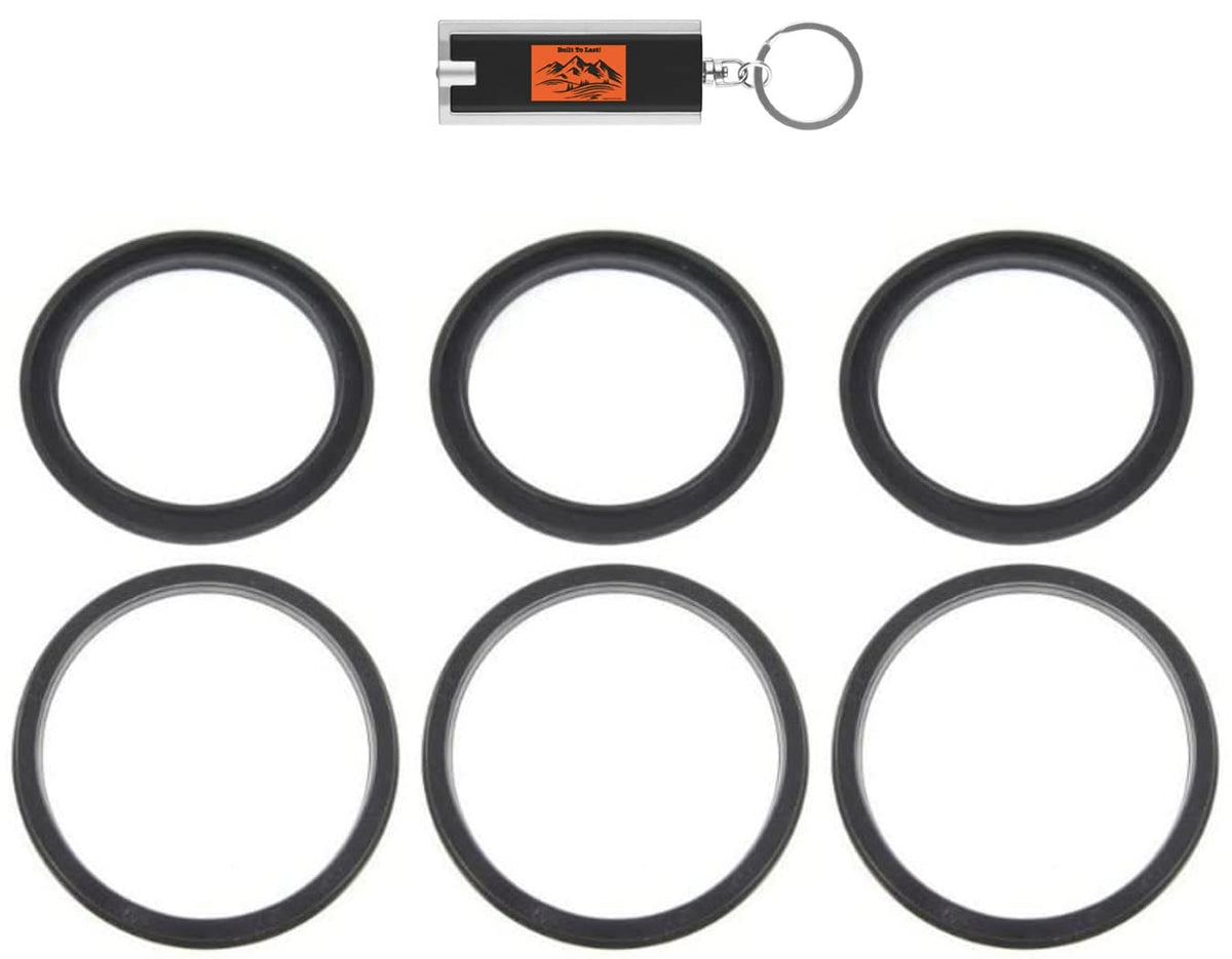 BUILT TO LAST! LED keychain light included to assist on-site installation.
